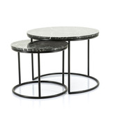 Marmeren salontafel | Romeo set van 2