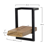 Wandplank Edge | Zwevend | 20 cm