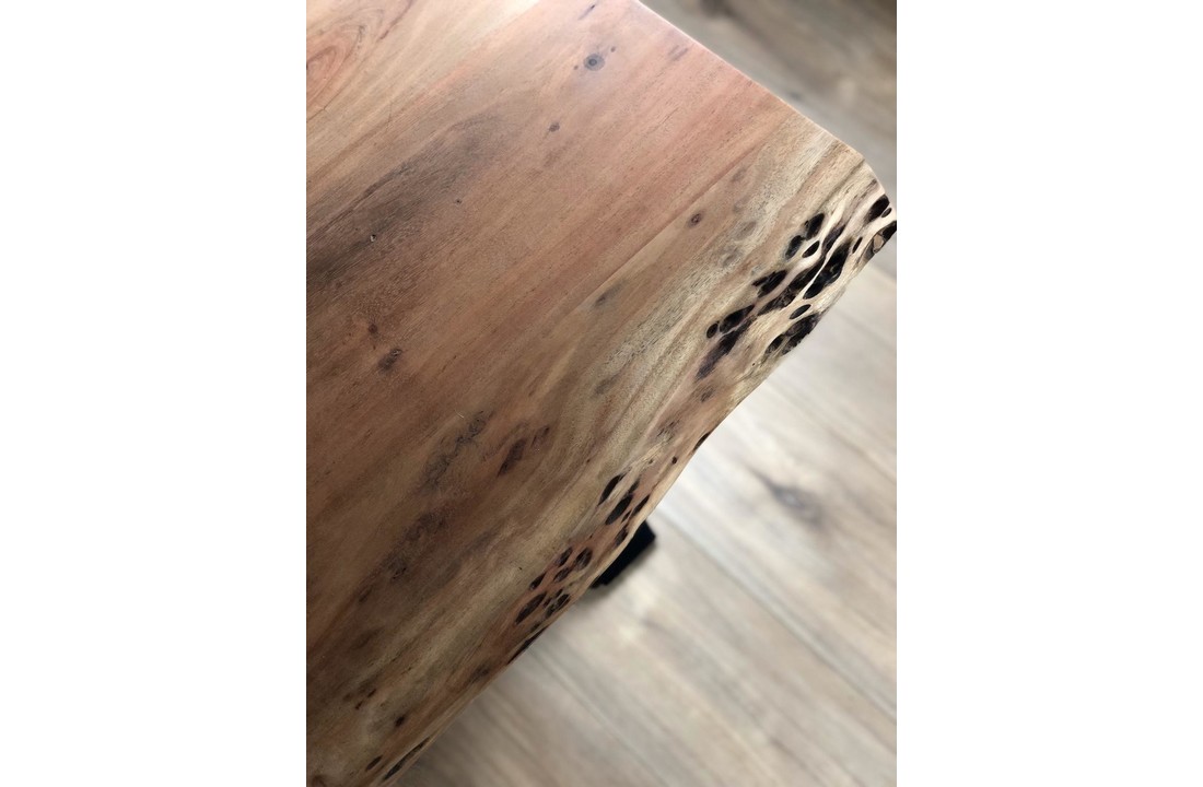 Live Edge boomstamtafel | X- of U-poot | 240 cm