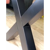Live Edge boomstamtafel | X- of U-poot | 240 cm