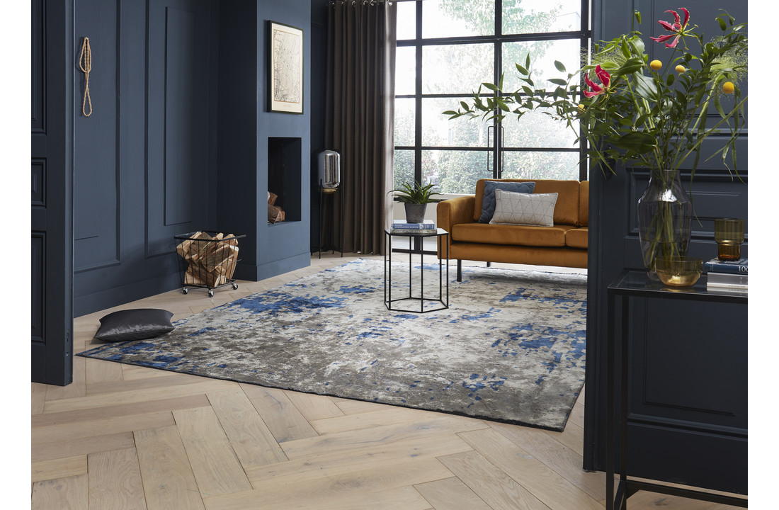 Vloerkleed Rousseau blauw