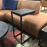 Slider & laptoptafel mangohout | Zwart