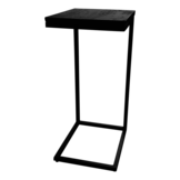 Slider & laptoptafel mangohout | Zwart
