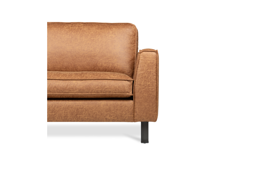 Hoekbank Tijn links cognac