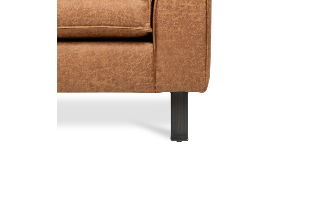 Hoekbank Tijn links cognac
