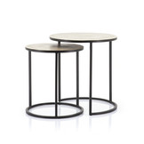 Bijzettafel set Setto brass