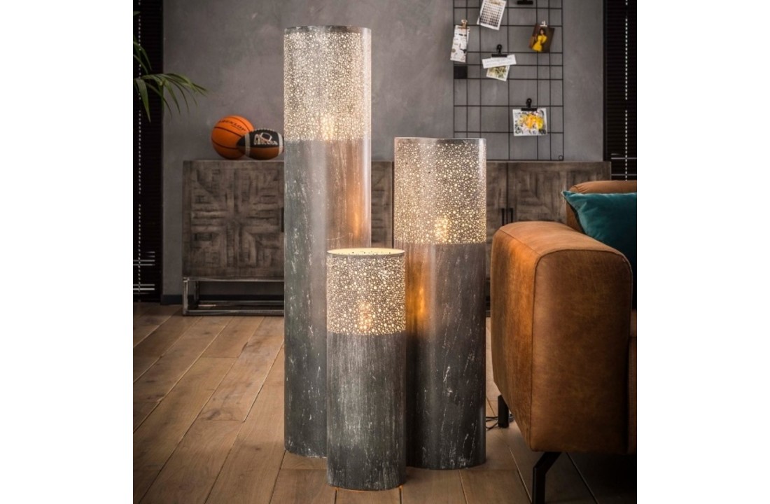 Metalen vloerlamp | Newcastle 120 cm