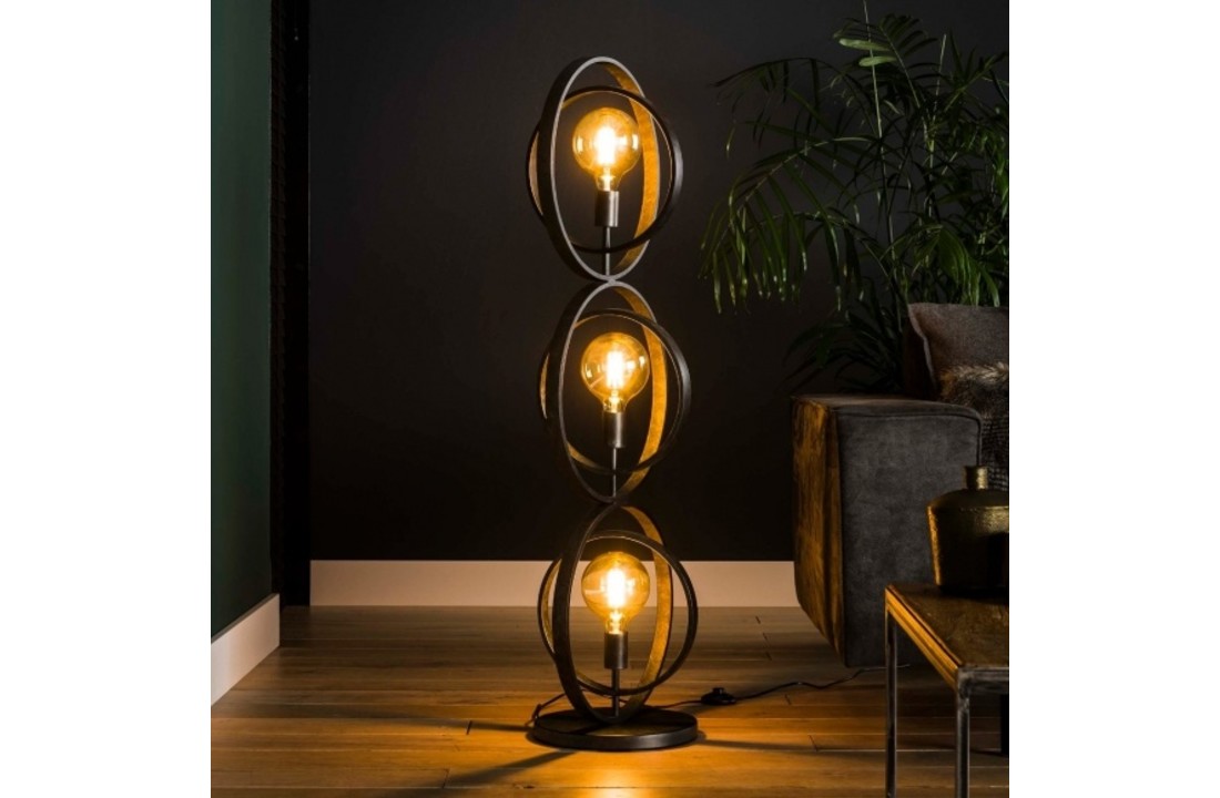 Metalen vloerlamp | Scranton 3L