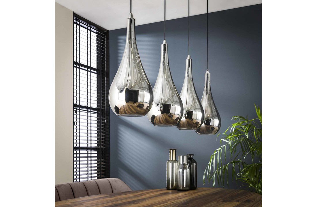 Glazen hanglamp | Dudley 4L