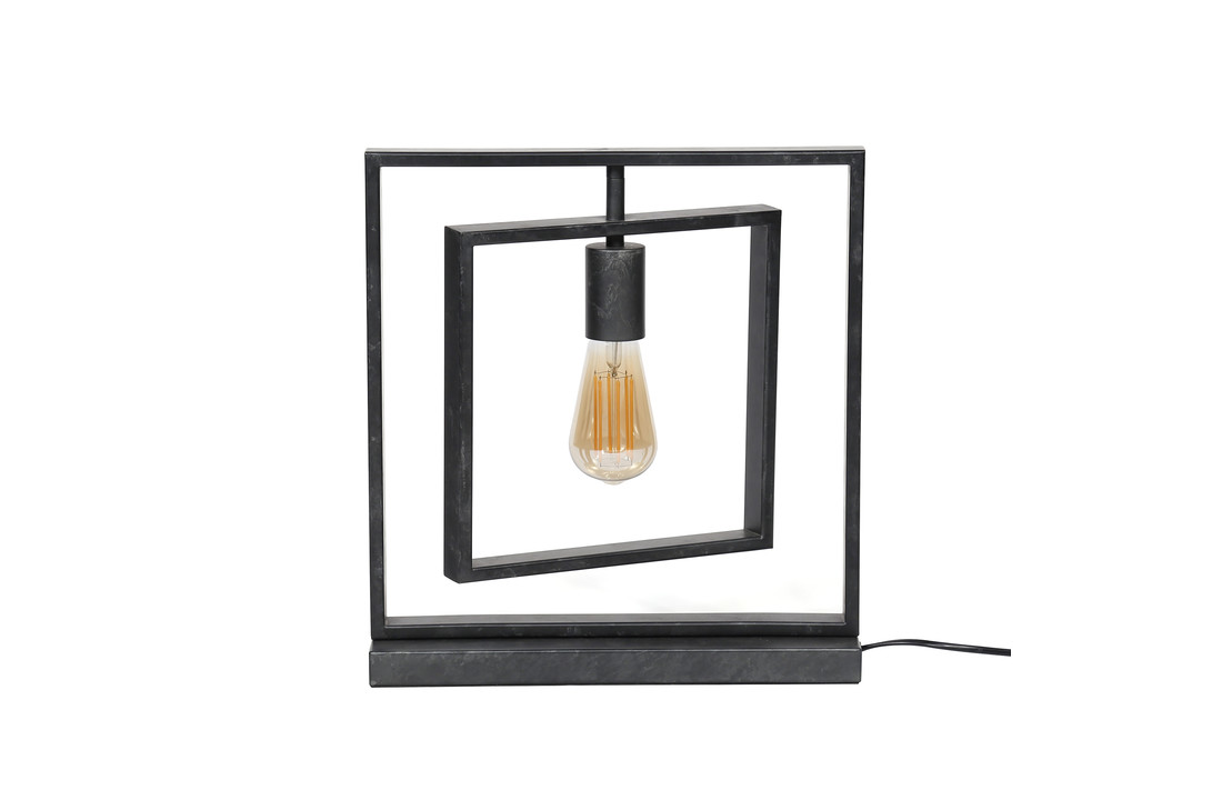 Industriële tafellamp metaal | Flint 1L