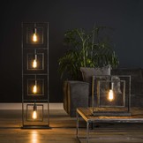 Industriële vloerlamp metaal | Flint 4L
