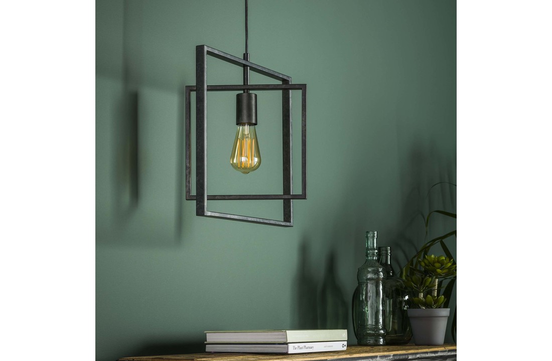Metalen hanglamp Industrieel | Flint 1L