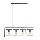 Industriële hanglamp metaal | Flint 4L
