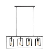 Industriële hanglamp metaal | Flint 4L
