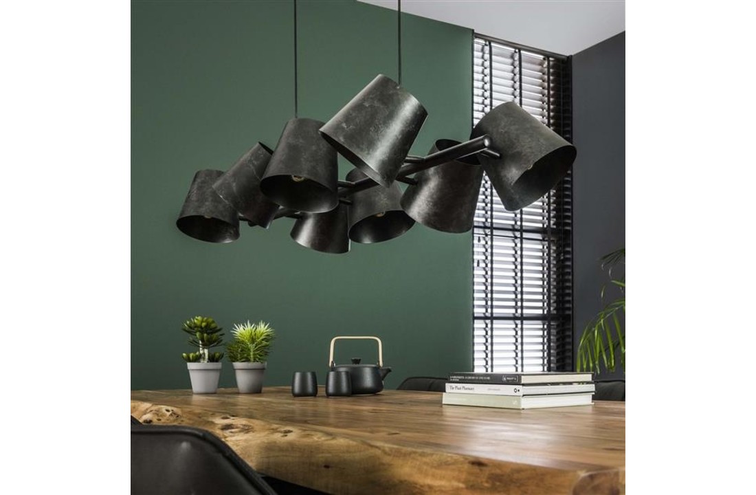 Metalen hanglamp | Bolton 8L