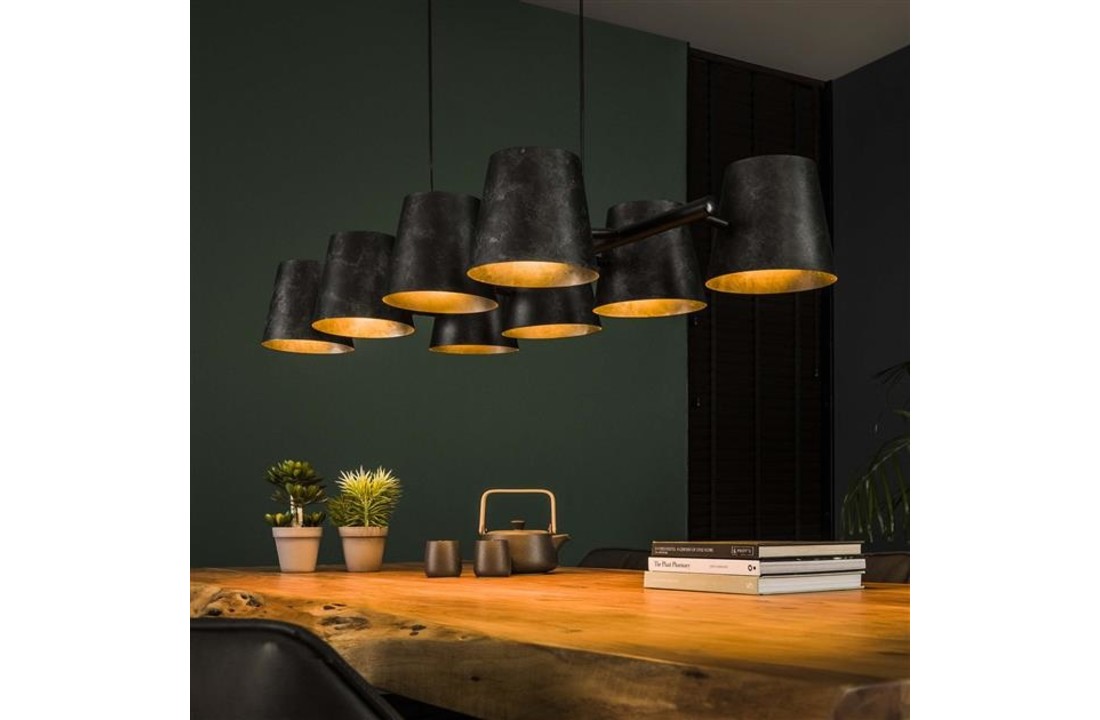 Metalen hanglamp | Bolton 8L