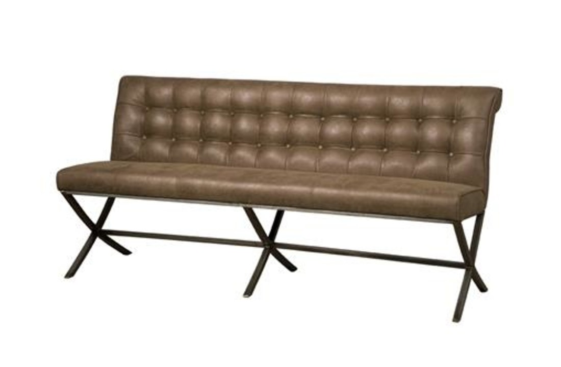 Eetkamerbank Barcelona donkerbruin | 155-185 cm