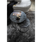 Marmeren salontafel | Romeo set van 2