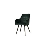 Velvet Eetkamerstoel Silva | Groen