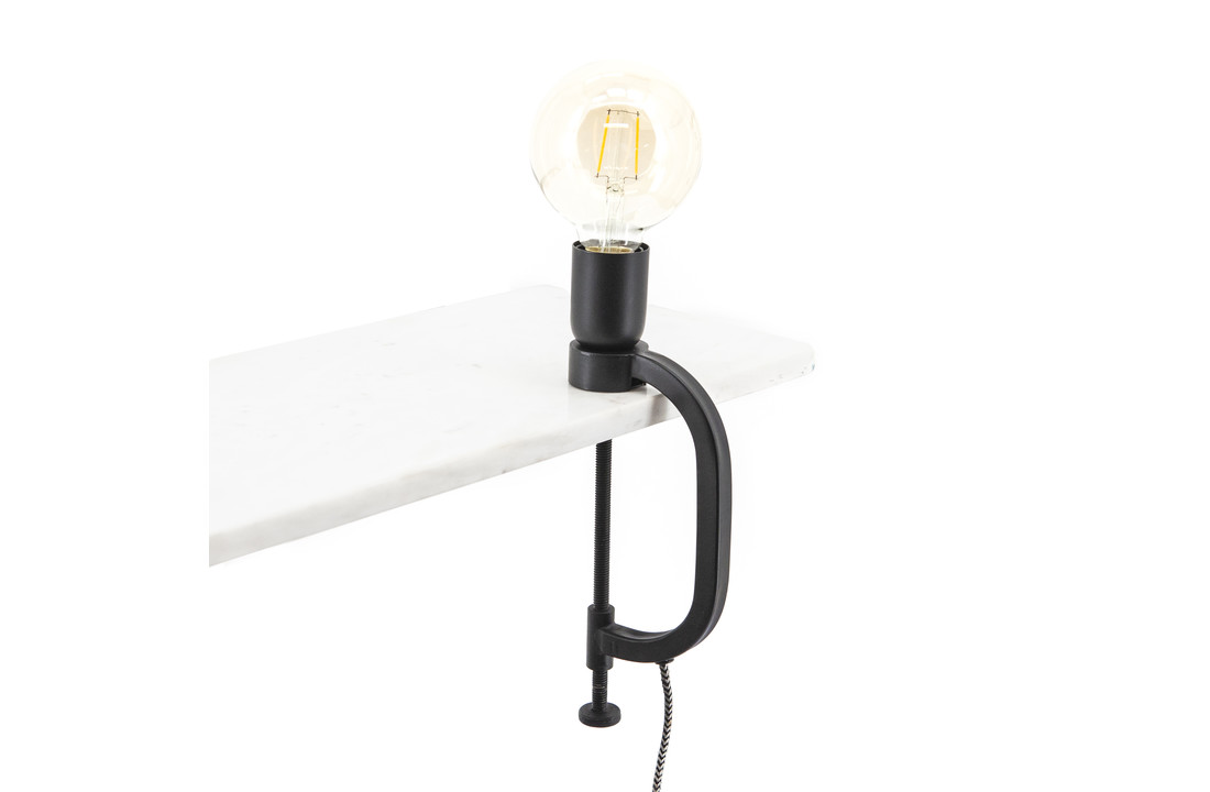 Zwarte tafellamp Klamp
