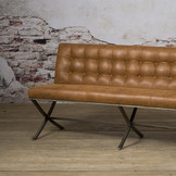 Eetkamerbank Barcelona cognac | 155-185 cm