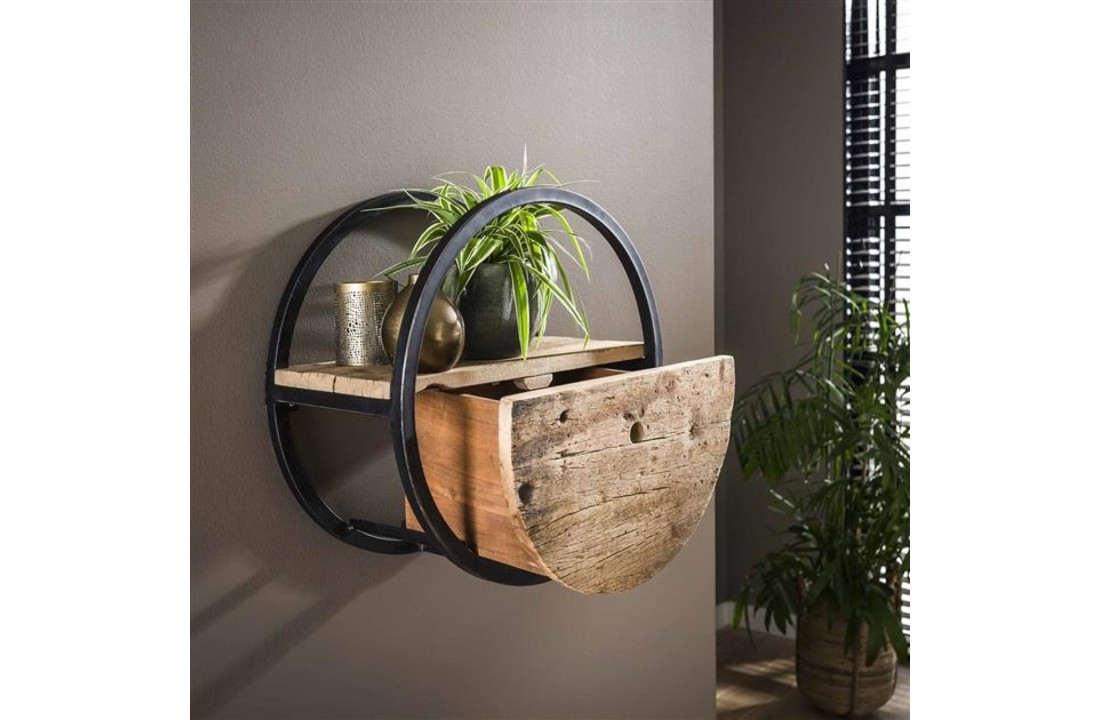Rond wandrek York | met lade | Ø 50 cm