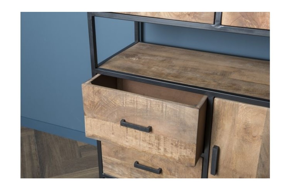 Industriële vakkenkast Sturdy | 100 cm