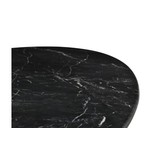 Ovale eettafel marmer | Black 180 cm