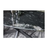 Ovale eettafel marmer | Black 180 cm
