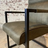 Industriële eetkamerstoel Jop | Moss