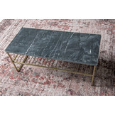 Marmeren salontafel Dian | Black & Gold 90 cm