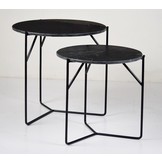 Salontafel Mason marmer black | set van 2