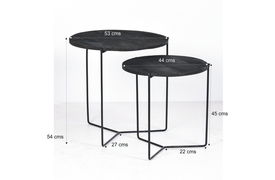 Salontafel Mason marmer black | set van 2