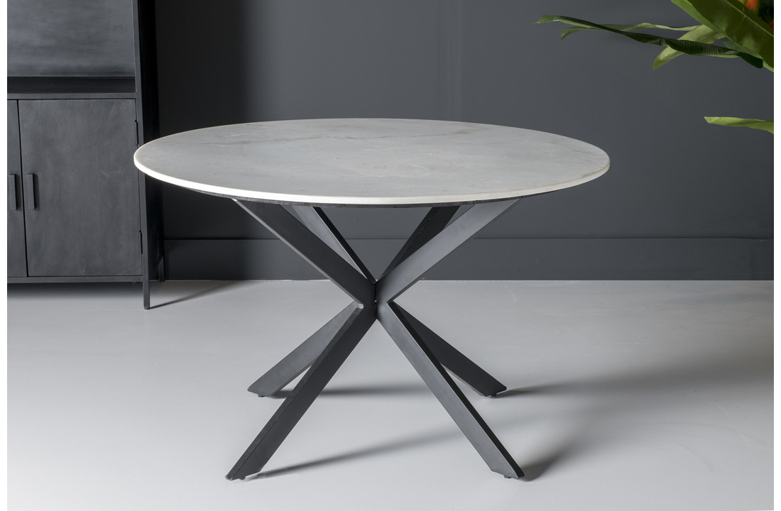 Eettafel marmer Jacky | White 110 cm