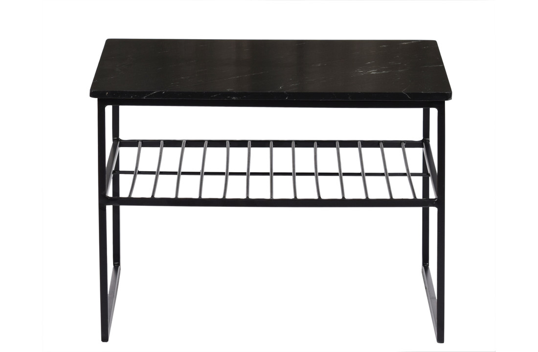 Marmeren salontafel Dian | Black 55 cm