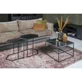 Marmeren salontafel Dian | Black 55 cm