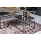 Marmeren salontafel Dian | Black 55 cm