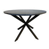 Eettafel marmer Jacky | Black 120 cm