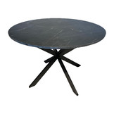 Eettafel marmer Jacky | Black 120 cm