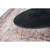 Marmeren salontafel Organic small | Black & Gold