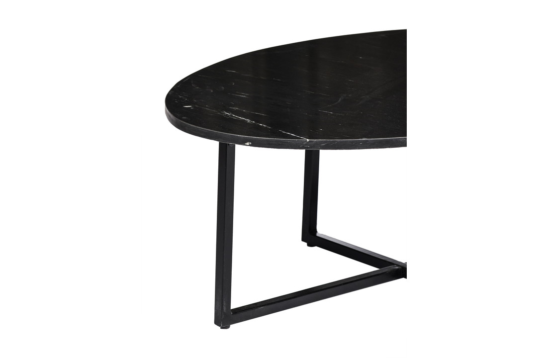 Marmeren salontafel Elize | Black