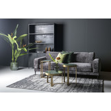 Marmeren salontafel Glennis | Green & Gold 50 cm