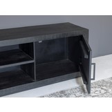 Zwart tv meubel Jaxx | 150 cm