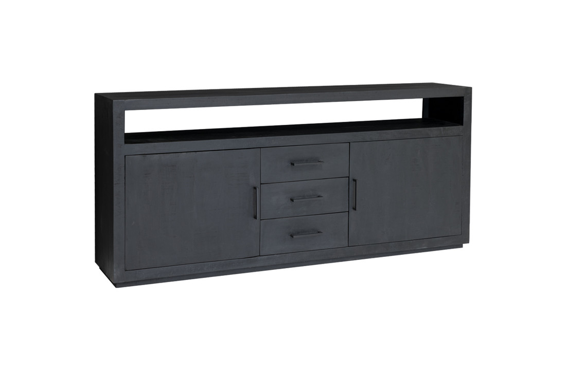 Zwart dressoir Jaxx | 180 cm