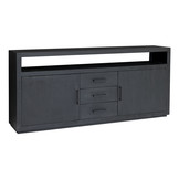 Zwart dressoir Jaxx | 180 cm