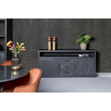 Zwart dressoir Jaxx | 180 cm