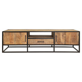 Industrieel tv meubel mangohout 180cm | Denver