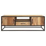 Industrieel tv meubel mangohout 145cm | Denver