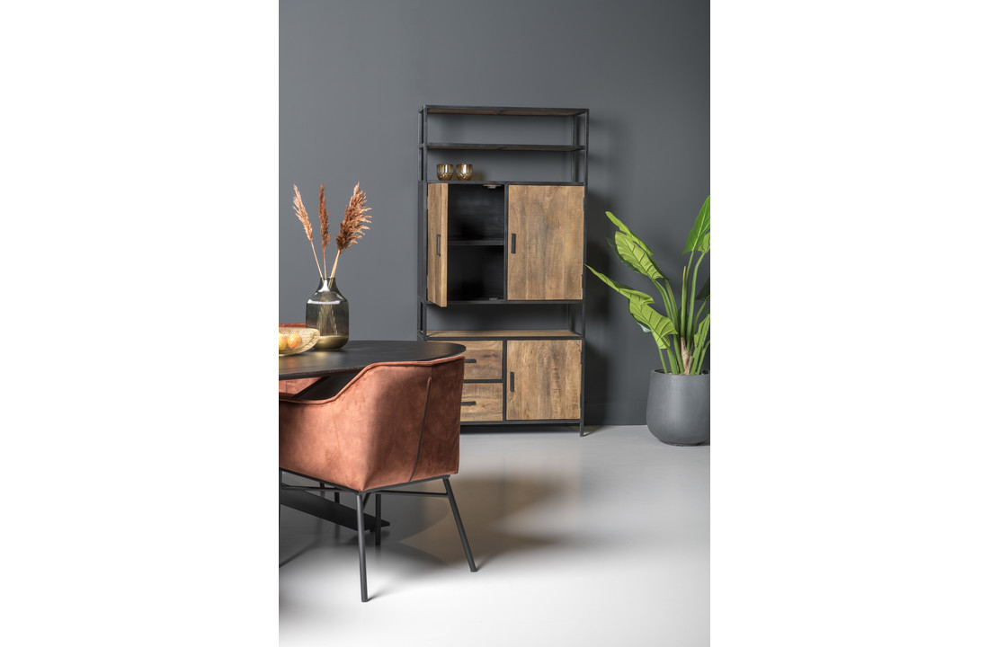 Industriële vakkenkast Sturdy | 100 cm