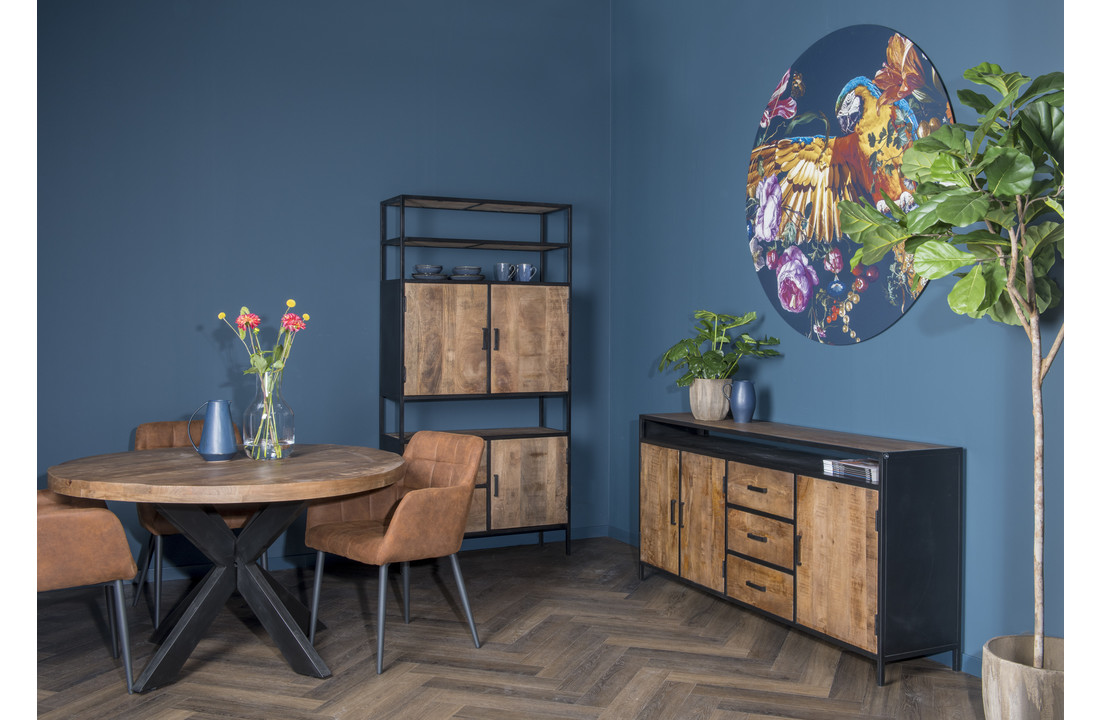 Industriële vakkenkast Sturdy | 100 cm